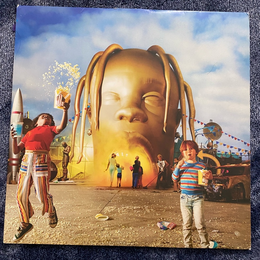 Travis Scott astroworld 2XLP record disc